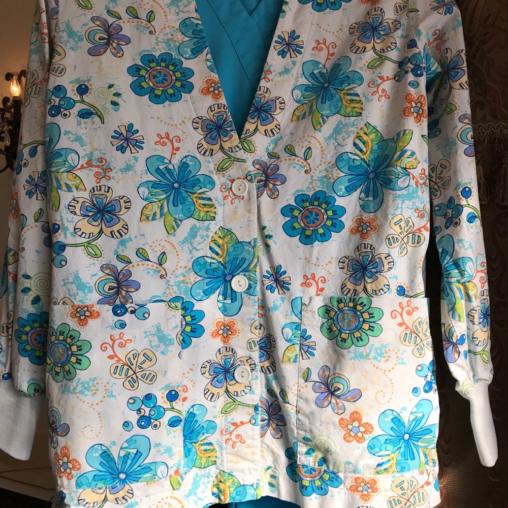 👩🏼‍⚕️💧🍑 PEACHES LAB JACKET 👩🏼‍⚕️💧🍑 - Picture 4 of 6